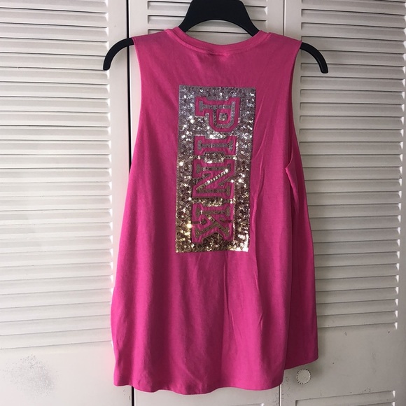 Victoria’s Secret Pink Sequin Tank Top - Picture 6 of 6